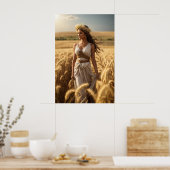 De Olympiërs: Demeter, Godin van de Oogst Poster (Keuken)