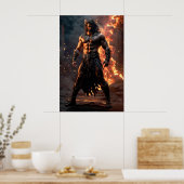 De Olympiërs: Hades, God van de Onderwereld Poster (Keuken)