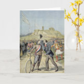 De Olympische Spelen in Athene Kaart (Gele Bloem)