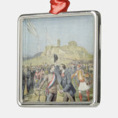 De Olympische Spelen in Athene Metalen Ornament (Links)