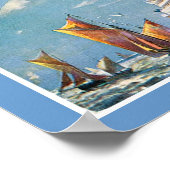 De Olympische Spelen van White Star Line Poster (Hoek)