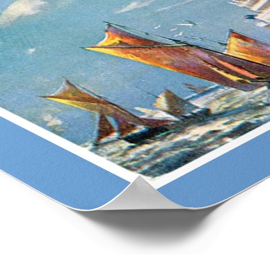 De Olympische Spelen van White Star Line Poster (Hoek)