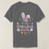 De oma Bunny Easter Day Grandma Gifts T-shirt (Design voorkant)