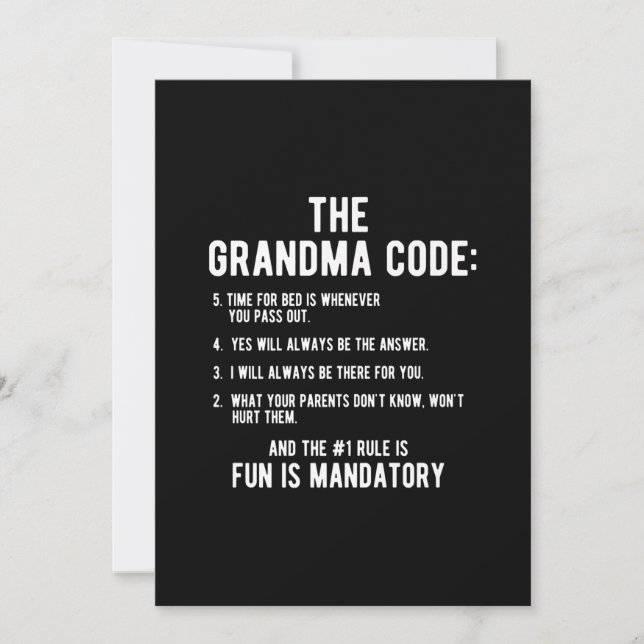 De oma-code | Fun is verplicht (Voorkant)