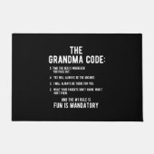 De oma-code | Fun is verplicht Deurmat (Voorkant)