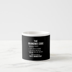 De oma-code   Fun is verplicht Espresso Kop