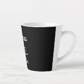 De oma-code | Fun is verplicht Latte Mok (Rechts)