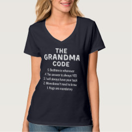 De oma code grappig t-shirt