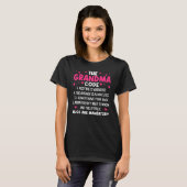 De Oma Code Slaaptijd Is Wanneer Het Antwoord Al T-shirt (Voorkant volledig)