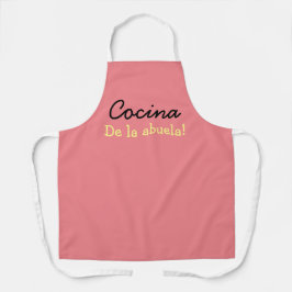 De oma kookt schort
