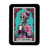 De oma Tarot Kaart magneet (Verticaal)