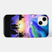 De omarming van de natuur iPhone hoesje (Achterkant horizontaal)