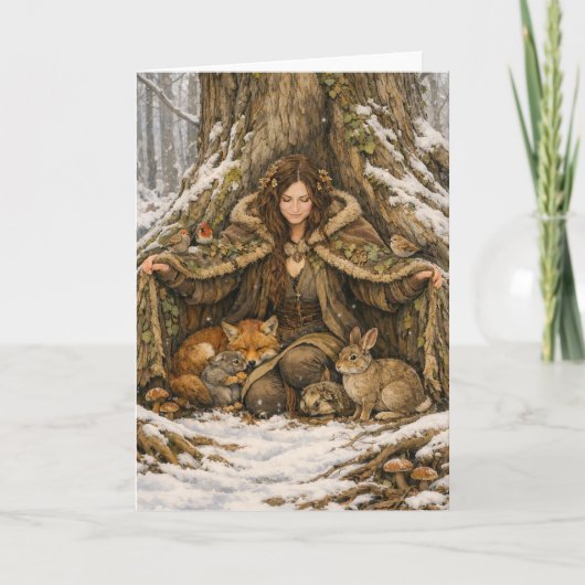 De omarming van het bos kaart (Voorkant)