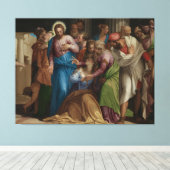 De ombouw van Mary Magdalene Canvas Afdruk (Insitu (Houten vloer))