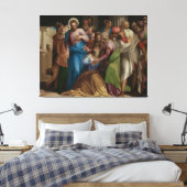 De ombouw van Mary Magdalene Canvas Afdruk (Insitu (Slaapkamer))