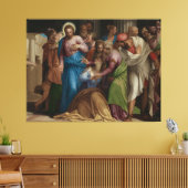 De ombouw van Mary Magdalene Canvas Afdruk (Insitu (Woonkamer))