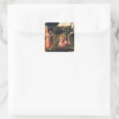 De ombouw van St. Augustine Vierkante Sticker (Tas)
