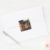 De ombouw van St. Augustine Vierkante Sticker (Envelop)