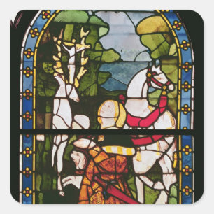 De ombouw van St. Eustace Vierkante Sticker