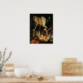 De ombouw van St. Paul, Caravaggio Poster (Keuken)