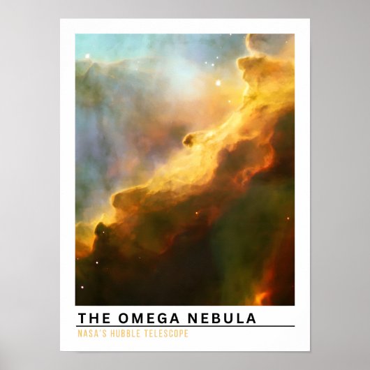 De Omega-nevelruimte-educatie Poster (Voorkant)