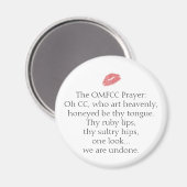 De OMFCC Gebedsmagneet Magneet (Voorkant / Achterkant)