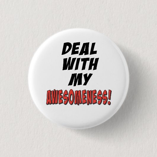 De omgang met mijn onbehagen ronde button 3,2 cm (Voorkant)