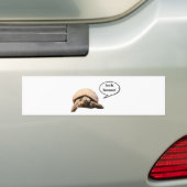 De omgeving opslaan bumpersticker (Op auto)
