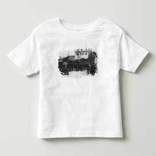 de omgeving van de Maison des Syndicats; Kinder Shirts
