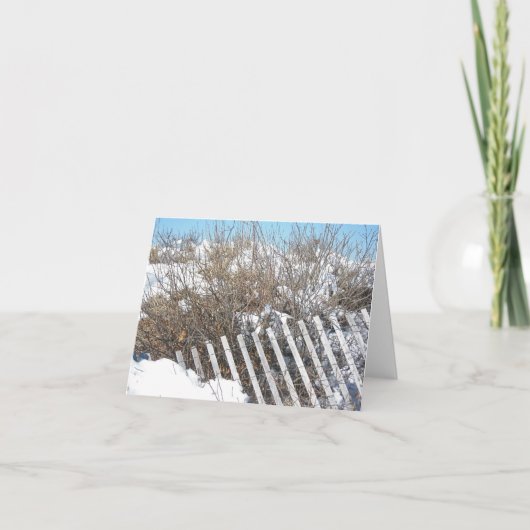 De Omheining van het duin bij de Kaart van de Nota (Voorkant)