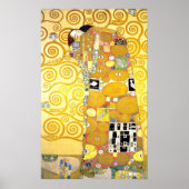 De omhelzing door Gustav Klimt Poster (Voorkant)