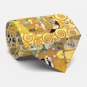 De omhelzing door Gustav Klimt Stropdas