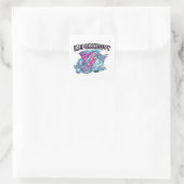 De omhelzing van de Guardian Vierkante Sticker (Tas)