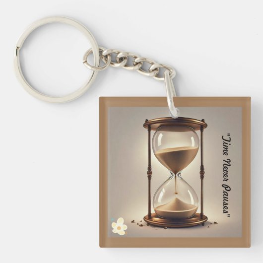 "De omhelzing van de tijd" Sleutelhanger (Voorkant)
