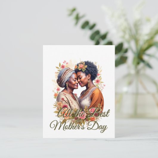 De omhelzing van een moeder - een tijdloze band in (Staand voorkant)