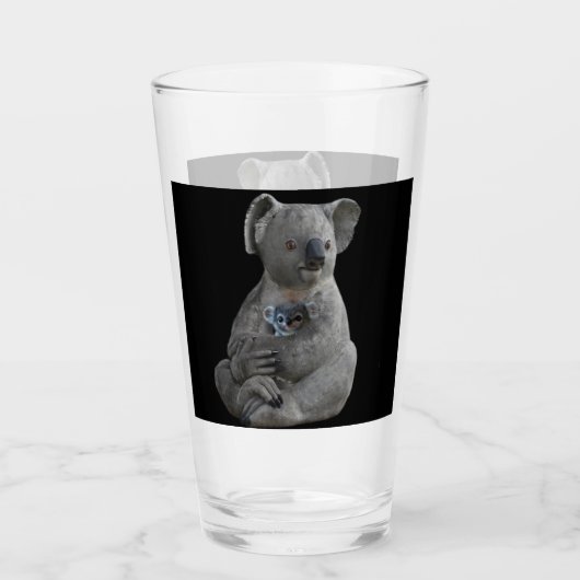De omhelzing van een moeder glas (Voorkant)
