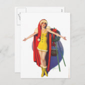 De Omhelzing van Kerstmis Feestdagenkaart (Voorkant / Achterkant)