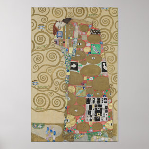 De omhelzing (vervulling) - Gustav Klimt   Stoclet Poster