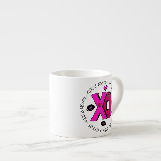 De Omhelzingen en de Kussen van Valentijn Espresso Kop (Voorkant rechts)