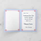 De Omhelzingen Pasen van het konijntje Feestdagen Kaart (Binnen)