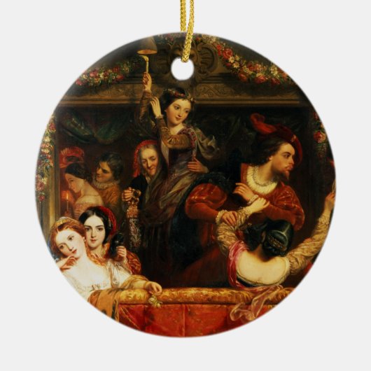 De omleiding van de Moccoletti - de laatste Gay Ma Keramisch Ornament (Voorkant)