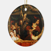 De omleiding van de Moccoletti - de laatste Gay Ma Keramisch Ornament (Links)