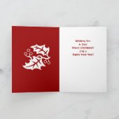 De Omlijsting van de kerstkaart Feestdagen Kaart (Binnen)