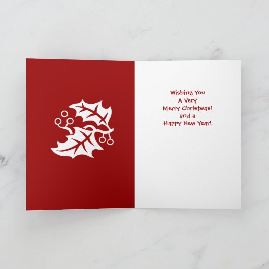 De Omlijsting van de kerstkaart Feestdagen Kaart (Binnen)