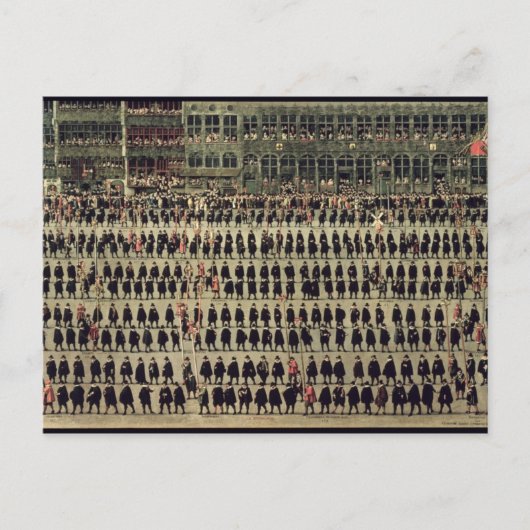 De Ommeganck in Brussel Briefkaart (Voorkant)