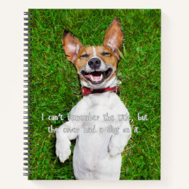 De Omslag Had Een Hond Notitieboek