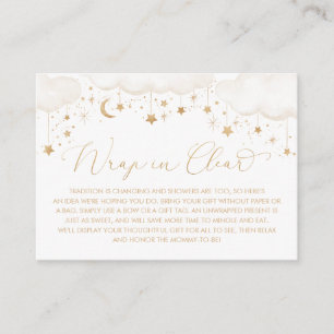 De omslag van de Vertoning van de Baby van de Ster Informatiekaartje