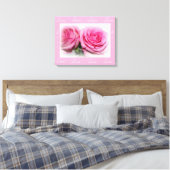 De Omslag van het Canvas van de liefde met Rozen Afdruk (Insitu (Slaapkamer))