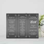 De omslag van het Programma van het huwelijk Class (Staand voorkant)