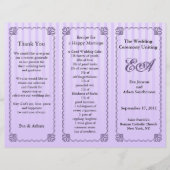 De omslag van het Programma van het huwelijk Klass (Voorkant)